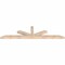 Ekena Millwork Saratoga Smooth Timber Gable Bracket, Douglas Fir, 84"W x 21"H x 3 1/2"D x 3 1/2"F, 6/12 Pitch GBW084X21X0404SAR00SDF - alternate 4